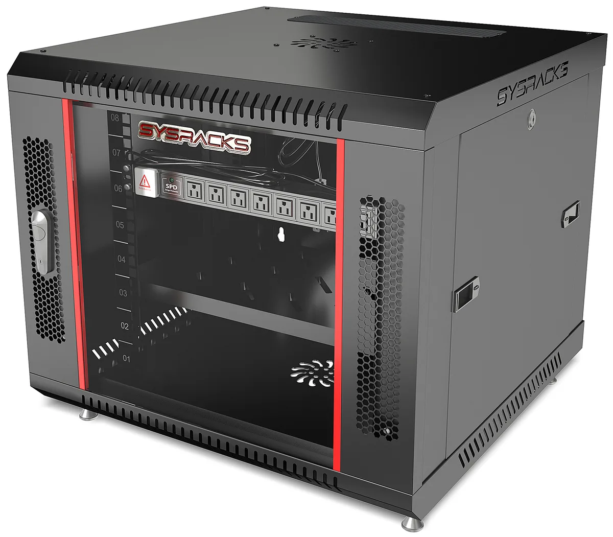 SYSRACKS SYSRACKS SRW 9.600 9U Wall Mount Server Rack 24-Inch Deep — product photo