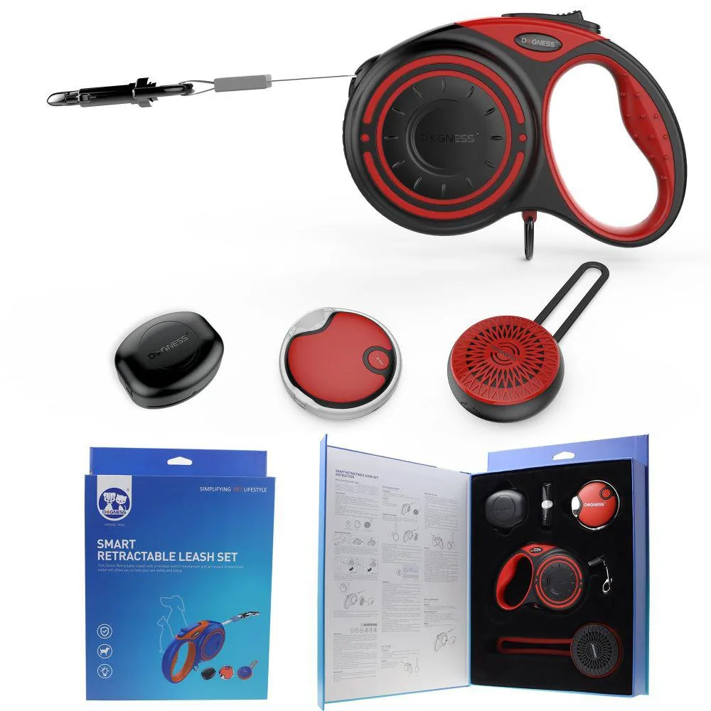 Dogness Dogness Retractable X-Large Leash Package Red 120 lbs 19.6 ft — product photo