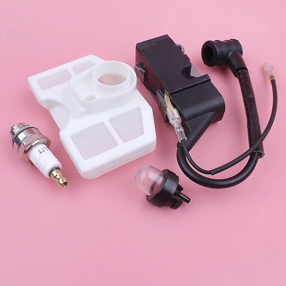 LAHDEK LAHDEK Ignition Coil Air Filter Primer Bulb Spark Plug Kit 45cc 52cc 58cc — product photo