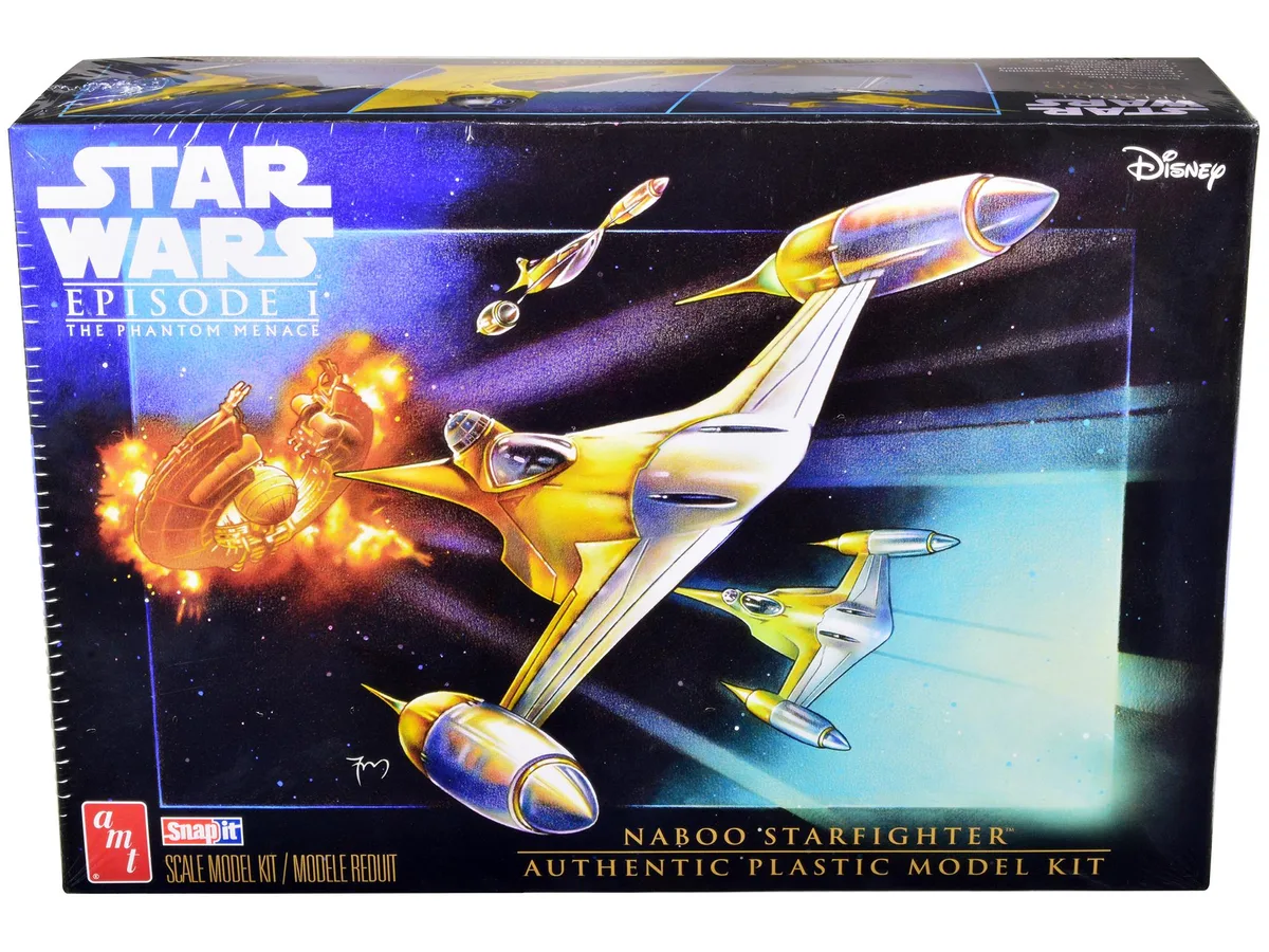 AMT AMT Naboo Starfighter 1/48 Scale Model Kit Skill 2 — product photo