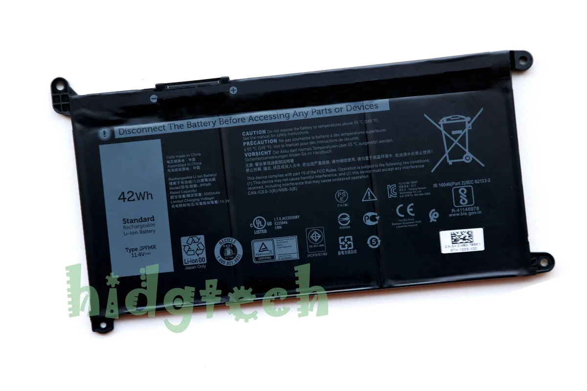 Beisite Beisite 42Wh 11.4V laptop battery for Chromebook 3100 3400 5488 5493 5593 — product photo