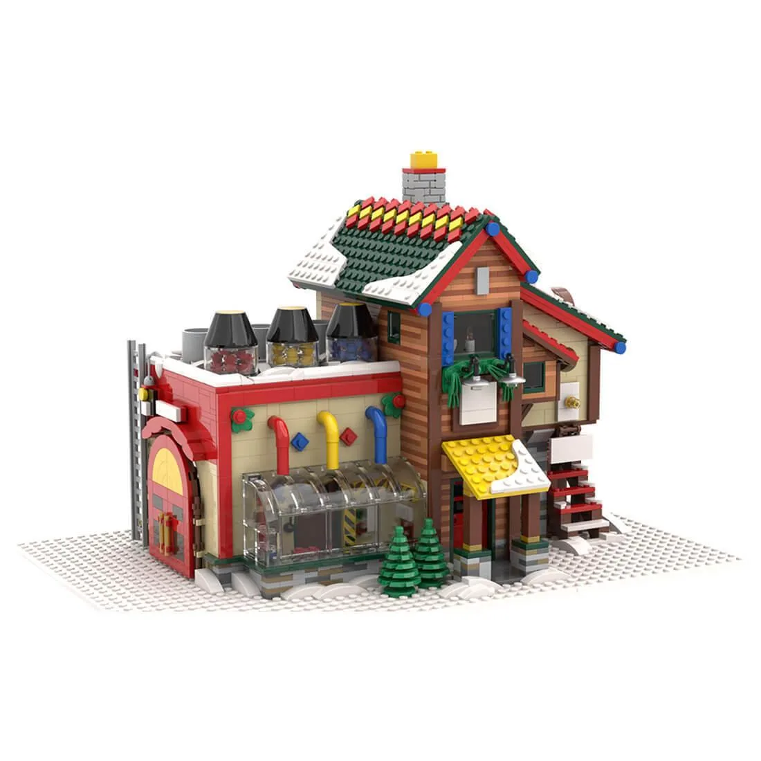 ZITIANYOUBUILD ZITIANYOUBUILD MOC-181276 Winter Village Building Set 2456PCS — product photo