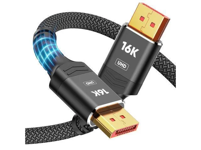LORDWORLD LORDWORLD DisplayPort Cable 2.1 6FT 16K@60Hz 8K@120Hz 4K@240Hz 54Gbps — product photo