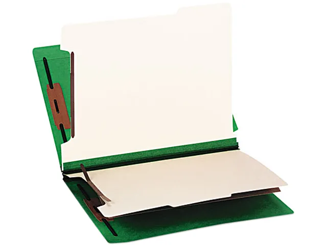 Smead Smead 26837 Letter Classification File Folder, Green, 10/Box — product photo