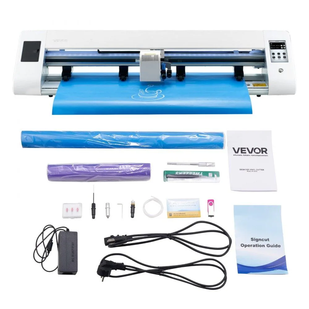 VEVOR VEVOR EH-720TS Cutting Machine 720mm Feed 600mm Cut White — product photo