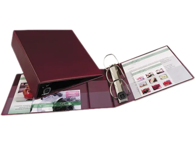 Avery Avery 79363 Heavy-Duty Vinyl EZD Ring Binder 3" Maroon — product photo