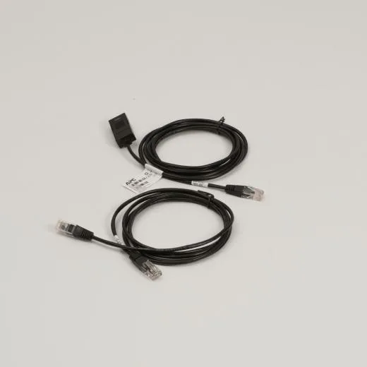 Small rectangular sensor unit with cable, matte grey finish