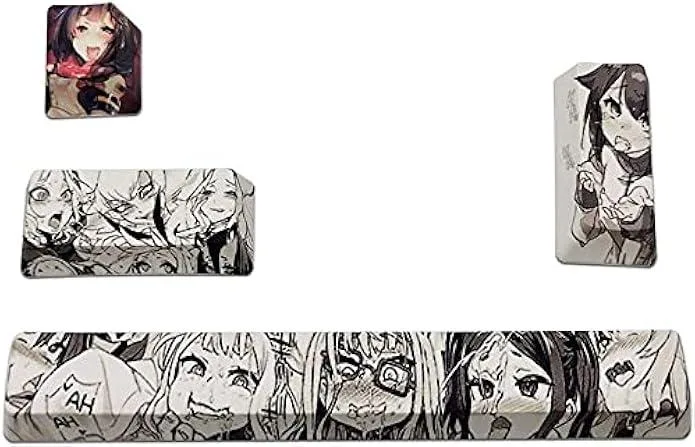 TAURKENAM TAURKENAM Japanese Anime Keycaps 4-Key PBT Set OEM Profile — product photo
