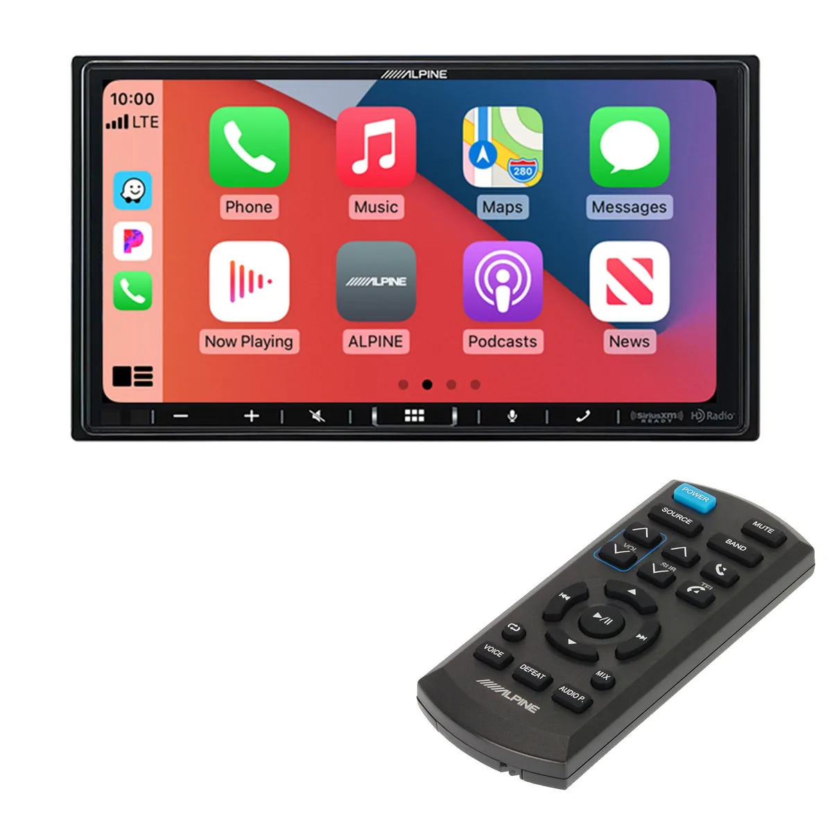 Alpine Alpine iLX-407 7-Inch Multimedia Receiver &amp; RUE-4360 Remote Bundle — product photo