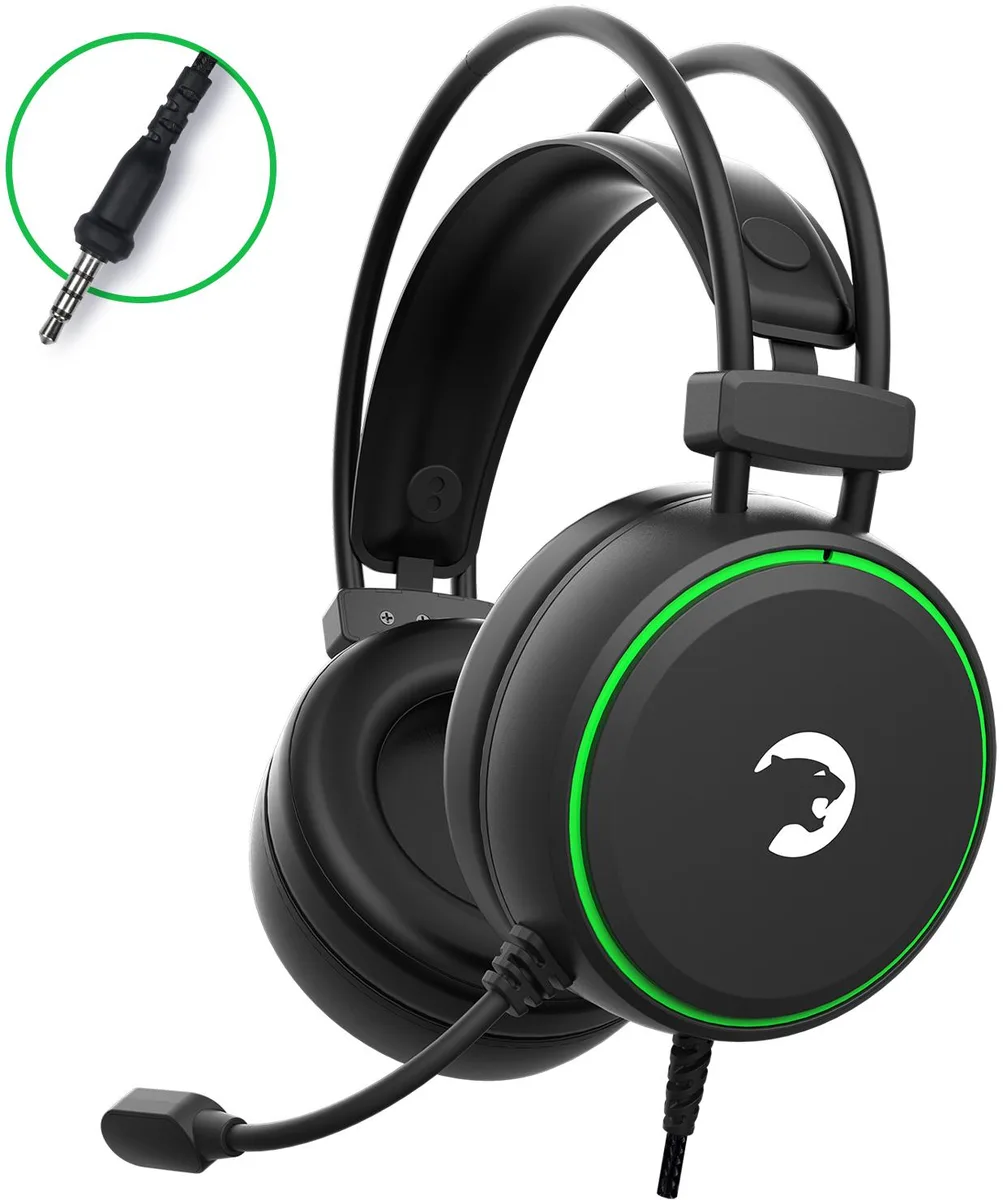 GAMEPOWER GAMEPOWER JIN X gaming headset 3.5mm wired 50mm drivers Black — product photo
