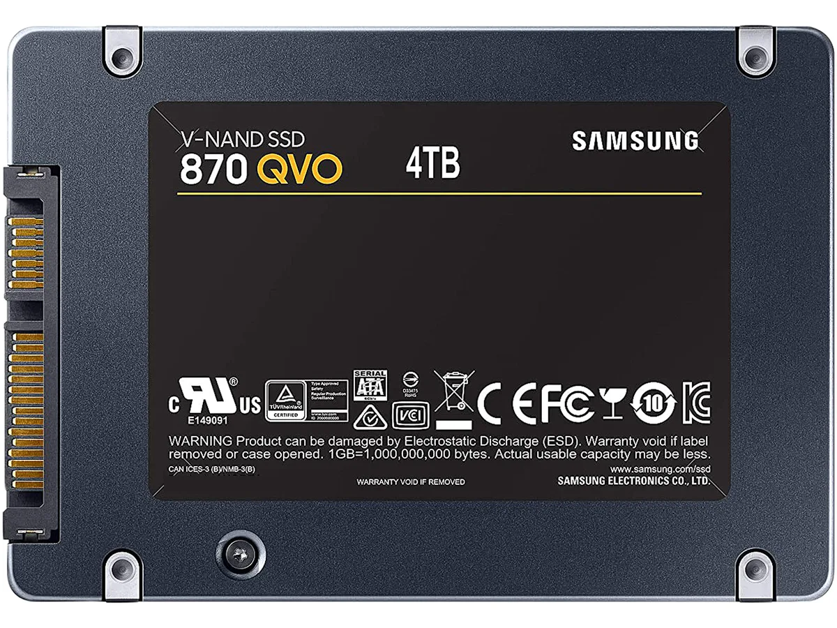 SAMSUNG SAMSUNG 870 QVO MZ-77Q4T0BW 4TB 2.5" SATA internal SSD — product photo