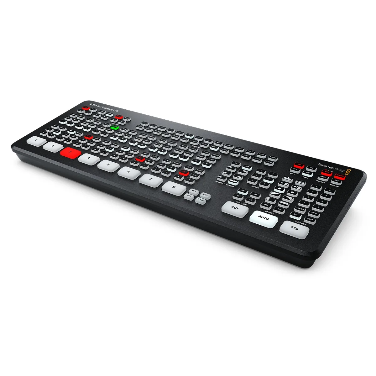 Blackmagic Design ATEM SDI Extreme ISO switcher, 8 SDI inputs, 4 SDI outputs, portable metal chassis