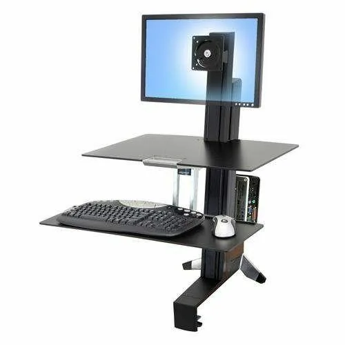 Ergotron Ergotron 33350200 WorkFit-S Single LD monitor accessory 24" 18 lb Black — product photo