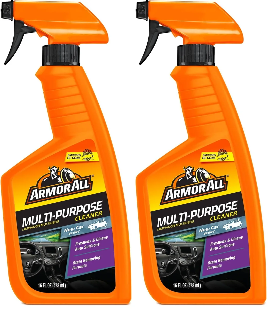 Two 16 fl oz spray bottles of Metra 14881B multi-purpose cleaner