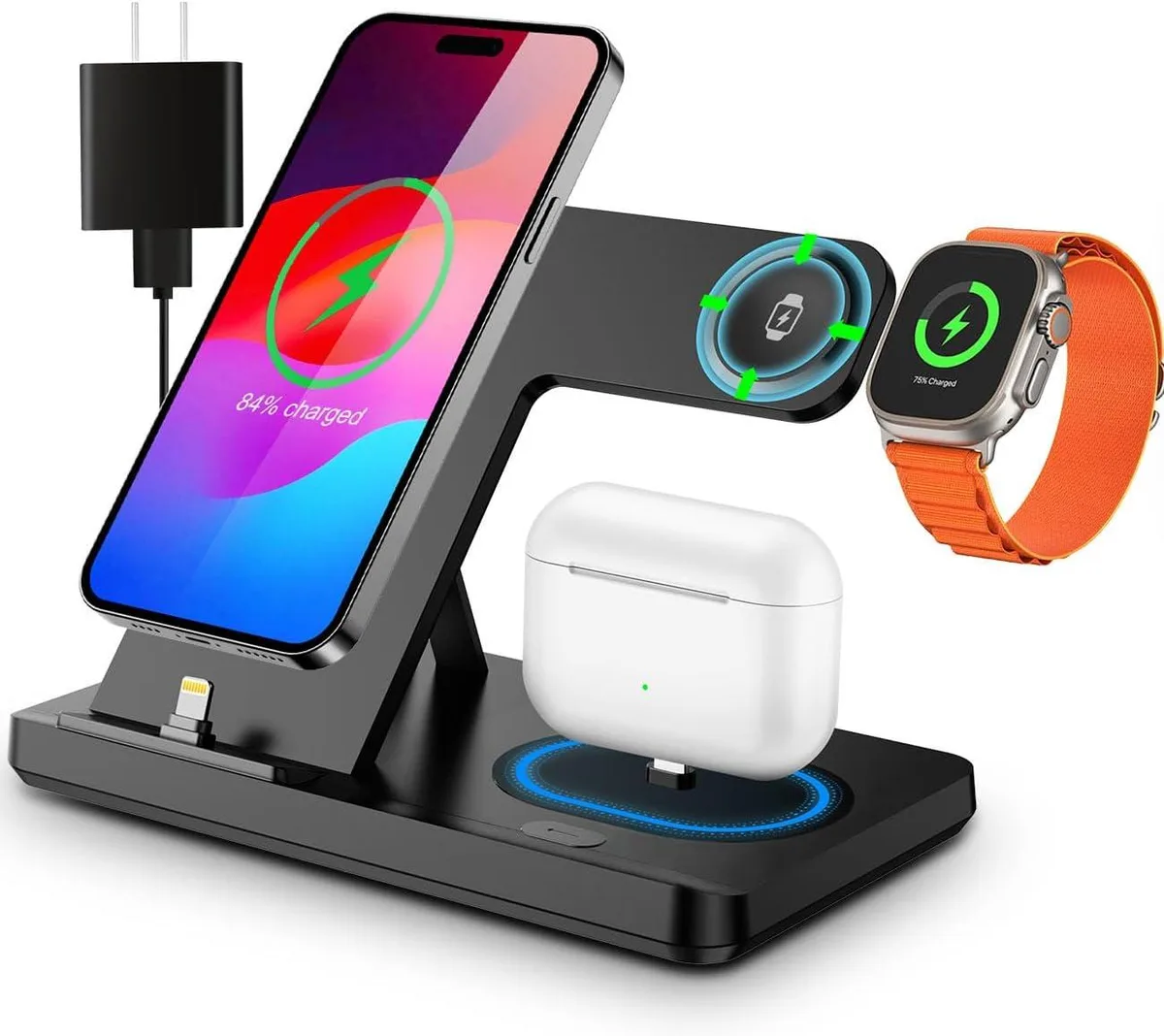 fanic fanic 3-in-1 Foldable Charging Station 18W Charger — product photo