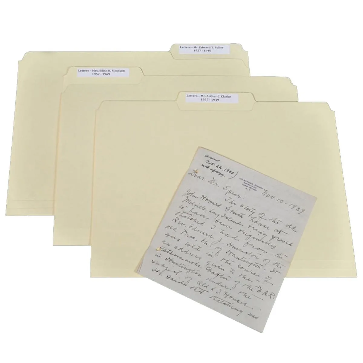 Archival Methods Archival Methods File Folders Letter Size 10pt Acid-Free 50-Pack — product photo