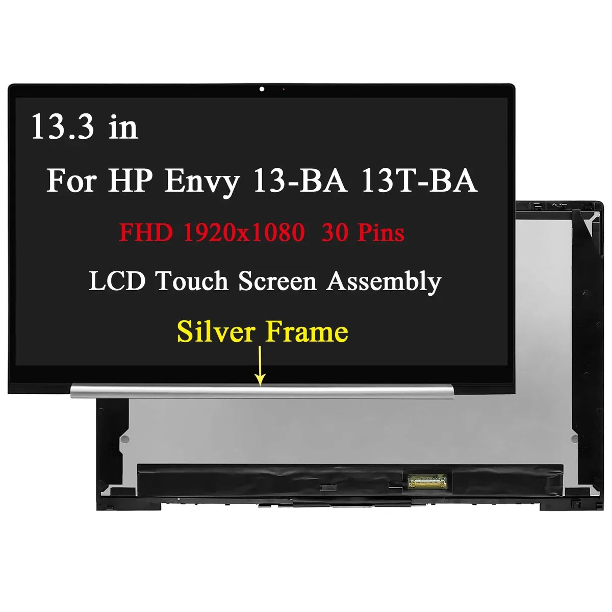 NUOLAISUN NUOLAISUN 13.3" FHD Touch Screen for HP Envy 13-BA 13T-BA100 — product photo
