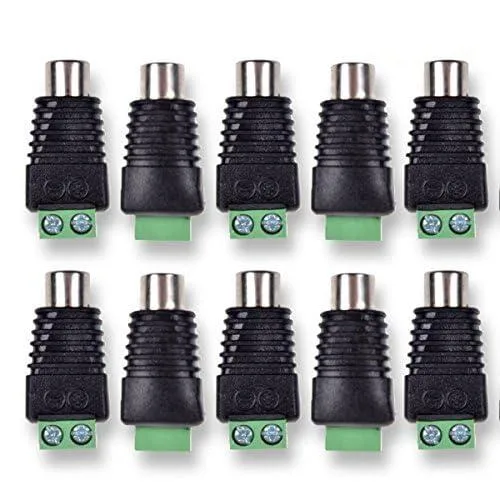 Boxwave Boxwave RCA Female to AV Screw Terminal Adapter 10-Pack — product photo