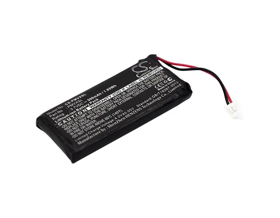 Rectangular replacement battery, matte plastic casing, label with model C3