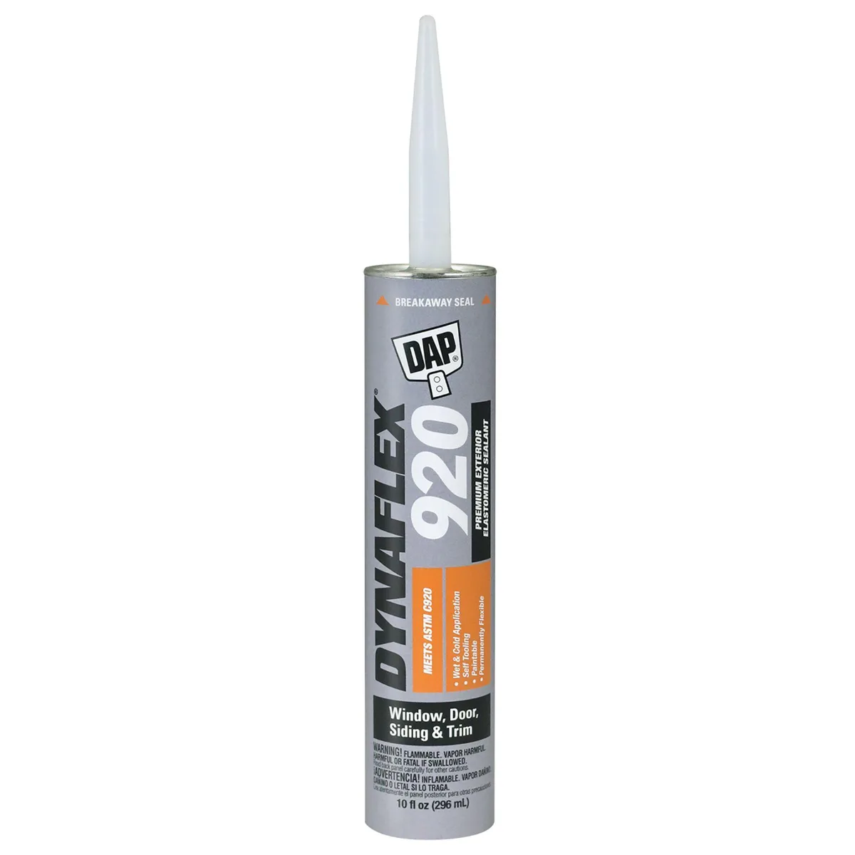A 10.1 fl oz clay-coloured cartridge of Dynaflex 920 elastomeric exterior sealant