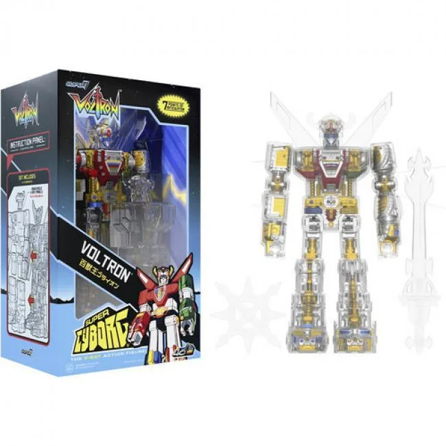Super7 Super7 Voltron Super Cyborg Clear action figure SC-VOLTW01-VLT-01 — product photo