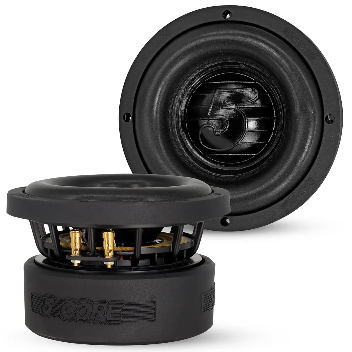 5 Core 5 Core 6.5" Car Subwoofer Dual 2 Ohm 800W RMS 1000W Max WF 6.5 140 DBL D2 — product photo
