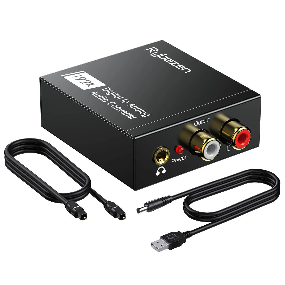 KEHIPI KEHIPI AU511 DAC 192KHz Optical Coaxial to RCA 3.5mm Media Converter — product photo