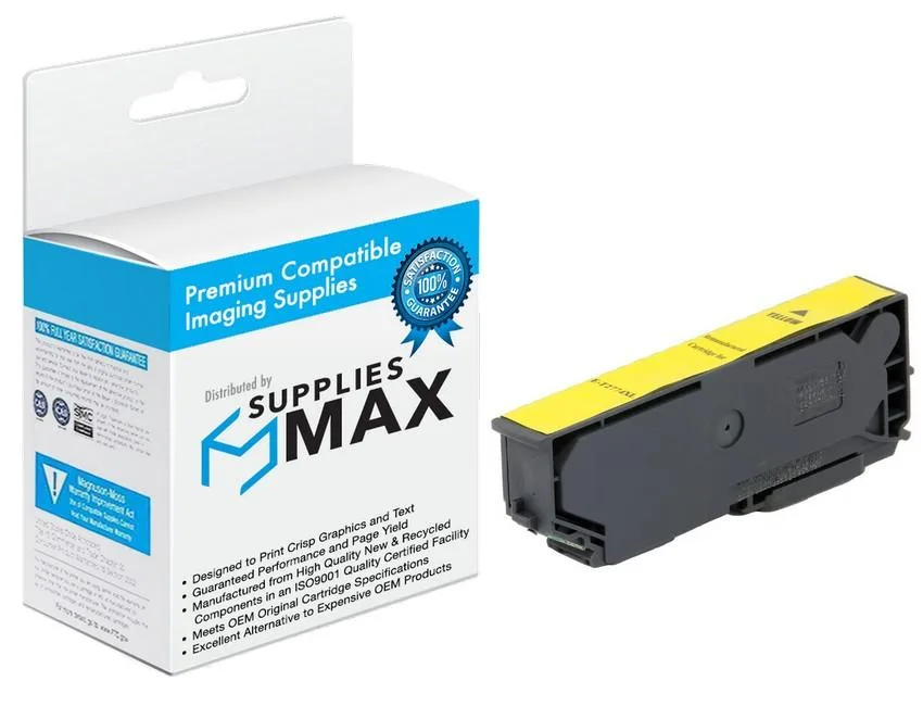SuppliesMax SuppliesMax T277XL420 Yellow High Yield Inkjet Cartridge 740 Pages — product photo