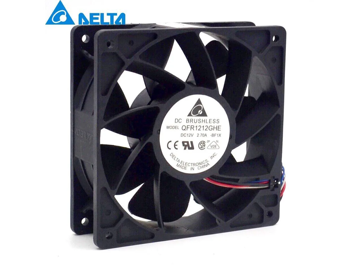 Fans Fans QFR1212GHE 12V 2.70A 12038 6000RPM case fan — product photo