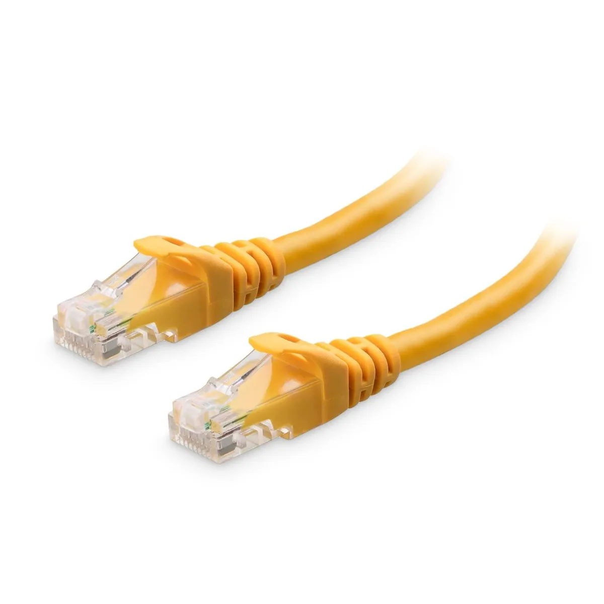 KEHIPI KEHIPI Cat 6 network ethernet cable 1ft Yellow 10Gbps 24 AWG — product photo