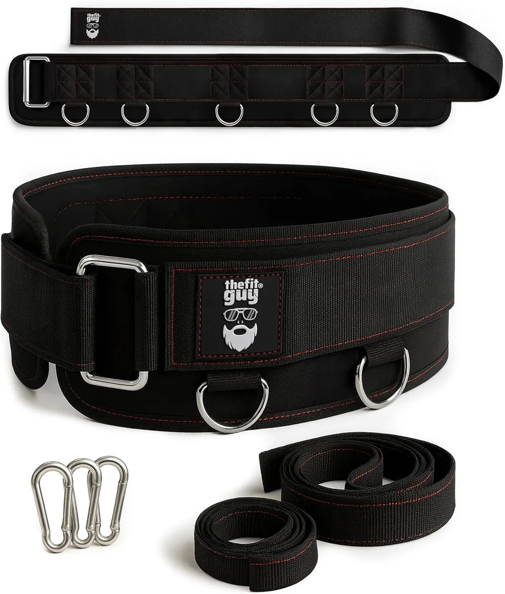 TAURKENAM TAURKENAM Multi-Attachment Belt weight training 5 points 27 40 straps 3 hooks 32 52 waist — product photo