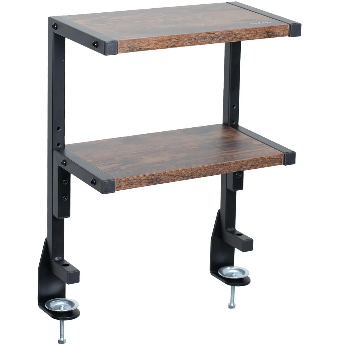 VIVO VIVO 13" Clamp-On 2-Tier Shelf Vintage Brown — product photo