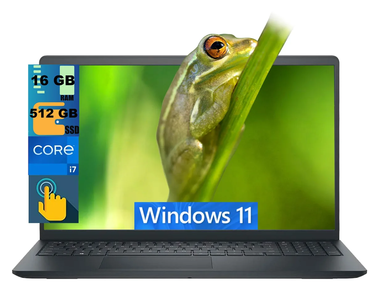 DELL DELL 15 laptop i7-1355U 16GB 512GB 15.6 FHD Touch — product photo