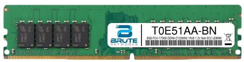Brute Networks Brute Networks 8GB DDR4-2133 CL15 1Rx8 1.2V Non-ECC UDIMM server RAM — product photo