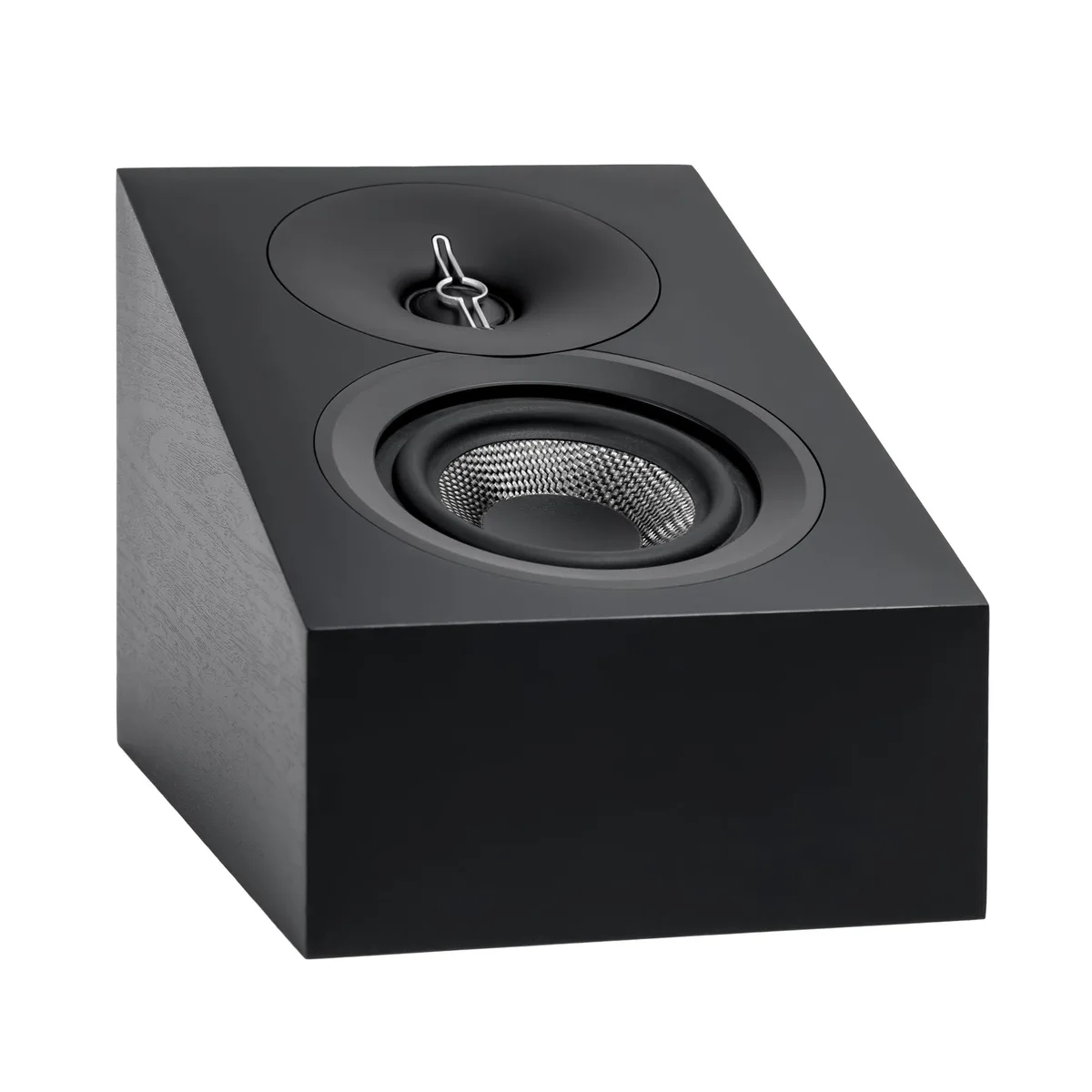 Elac Elac Debut 3.0 DA43-BK Atmos-Enabled On-Wall Speakers Black Ash Pair — product photo