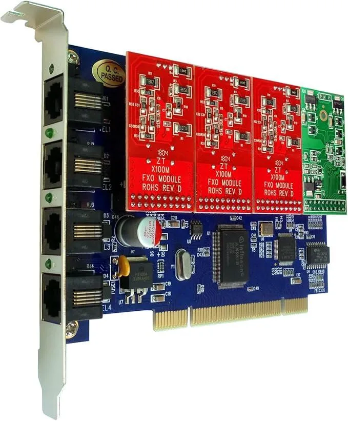 Roby Technology Co., Limited Roby Technology Co., Limited TDM400P 3 FXO 1 FXS Telephone Accessory — product photo