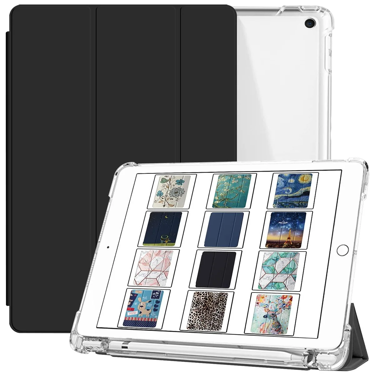 Adafruit Adafruit iPad 10.2 Case with Pencil Holder Black — product photo