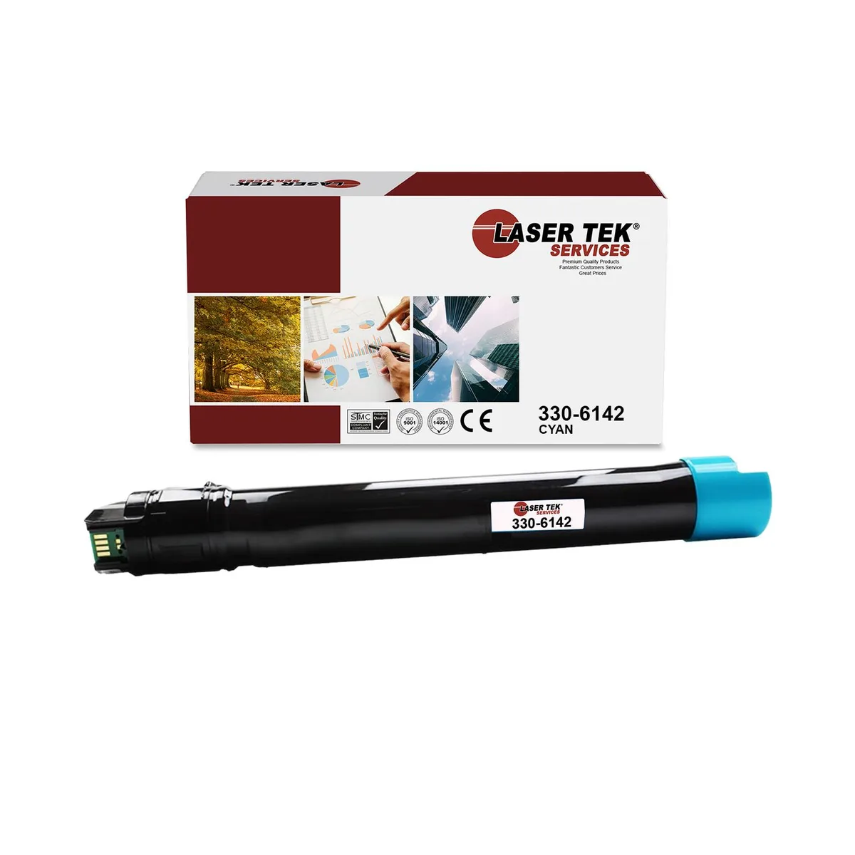Laser Tek Services Laser Tek Services 330-6142 Cyan Toner Cartridge 20000 Pages — product photo