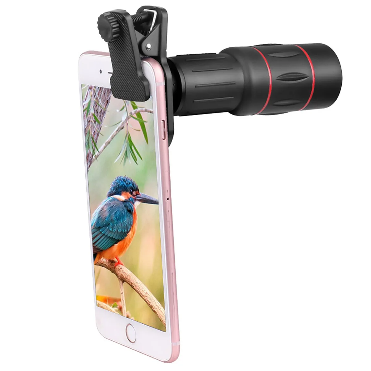 NO. NO. 18x25 Mobile Phone Telephoto Lens Kit with Tripod and Phone Clip — product photo