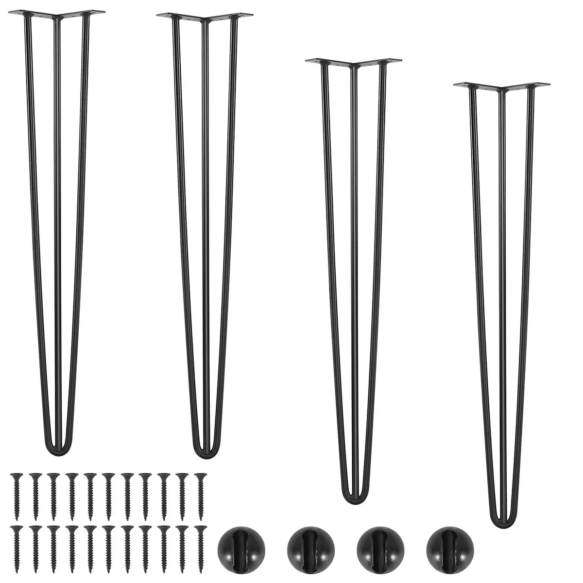 VEVOR VEVOR T6713-28 Hairpin Table Legs 28" Set of 4 900lbs Black — product photo