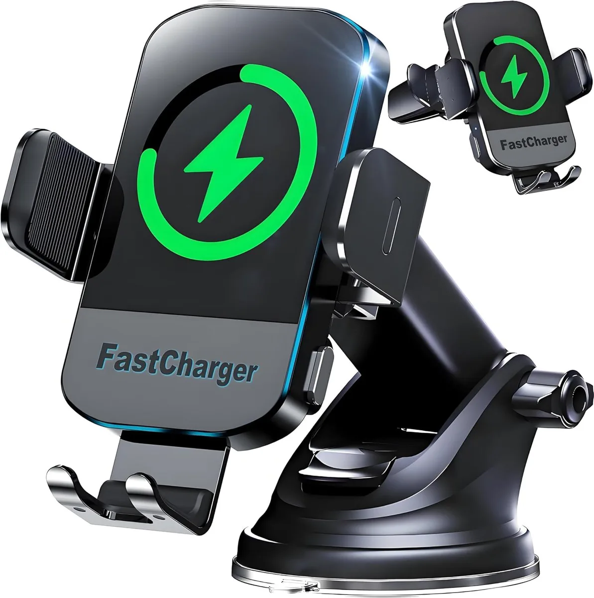 FLEANE FLEANE Wireless Car Charger 15W Auto Clamping 2025 Upgrade — product photo