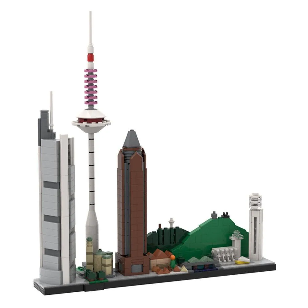 ZITIANYOUBUILD ZITIANYOUBUILD MOC-139607 Frankfurt Skyline Architecture Extended 732 Parts — product photo