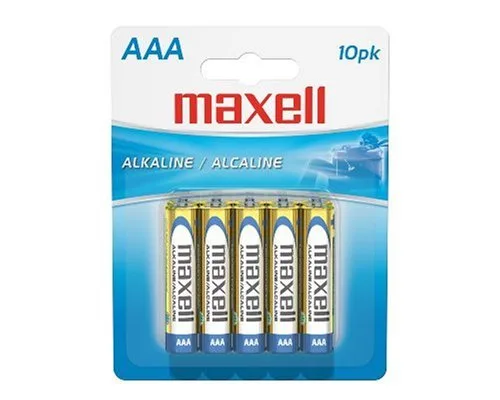 maxell maxell 723810 - LR0310BP AAA Alkaline Battery 10-pack 1.5V — product photo