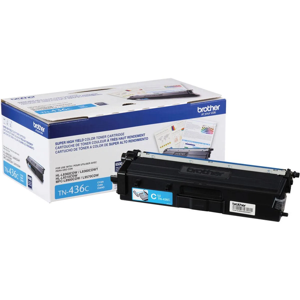 Brother Brother TN436C Super High Yield Cyan Toner Cartridge 6500 Pages — product photo