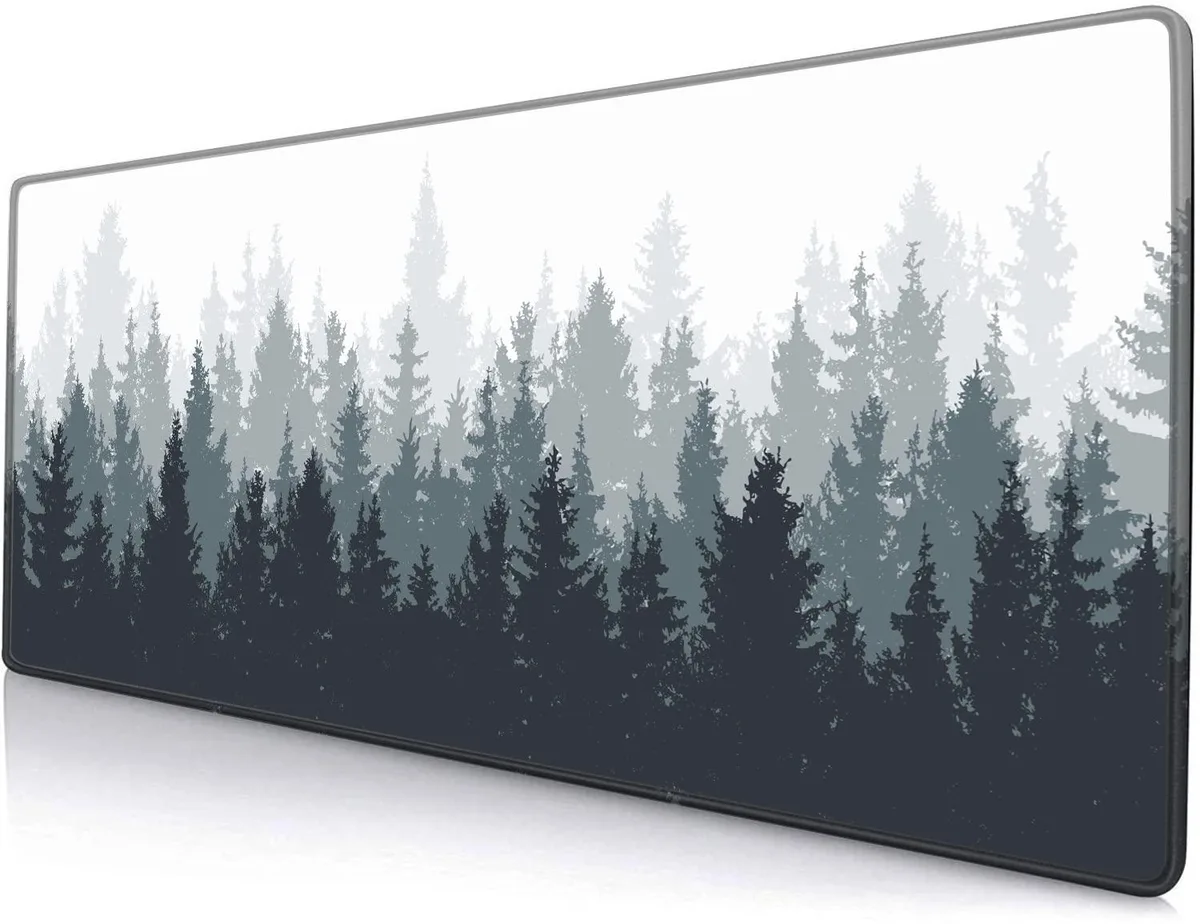SOEWIOU SOEWIOU CL221214013 Mouse Pad 31.5x11.8 inch Misty Forest — product photo