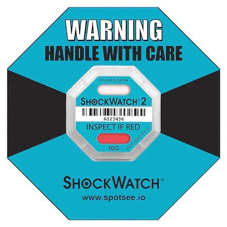 Shockwatch Shockwatch 46000K G-Force Indicating Label Teal Pack of 50 — product photo