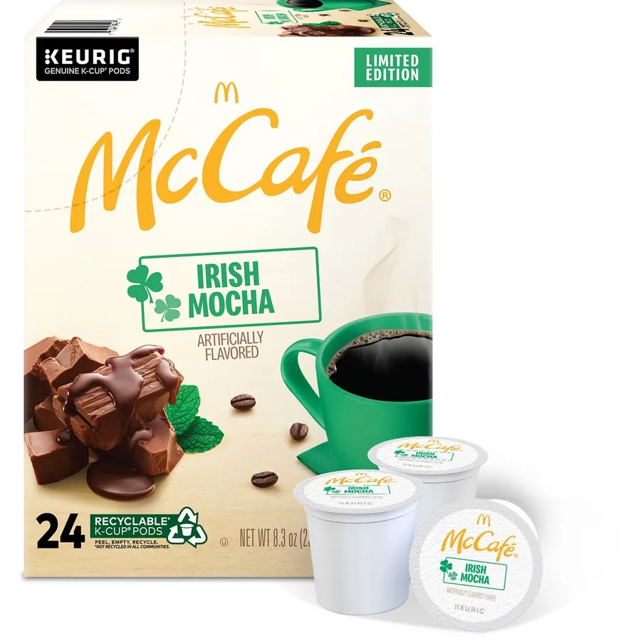 Green Mountain Coffee Green Mountain Coffee 9459 McCafe K-Cup Irish Mocha Light Roast 24 Count — product photo