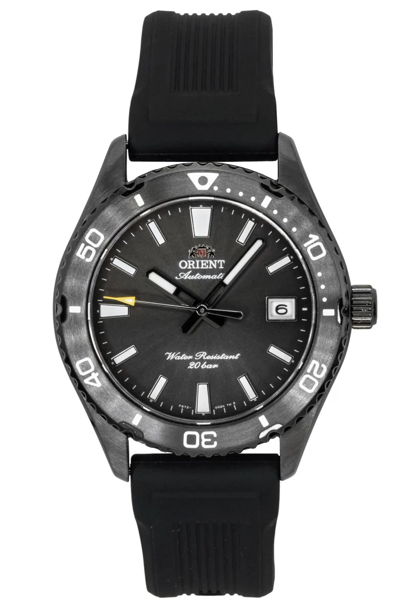 Orient Orient Mako RA-AC0Q10N Automatic Diver's Watch Black Dial Silicone Strap 39.9mm 200m — product photo