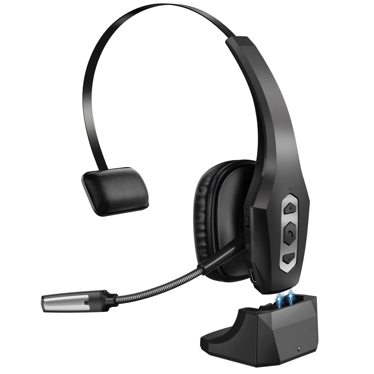  OTYHVV DH16 Bluetooth 5.3 Headset with Charging Base — product photo