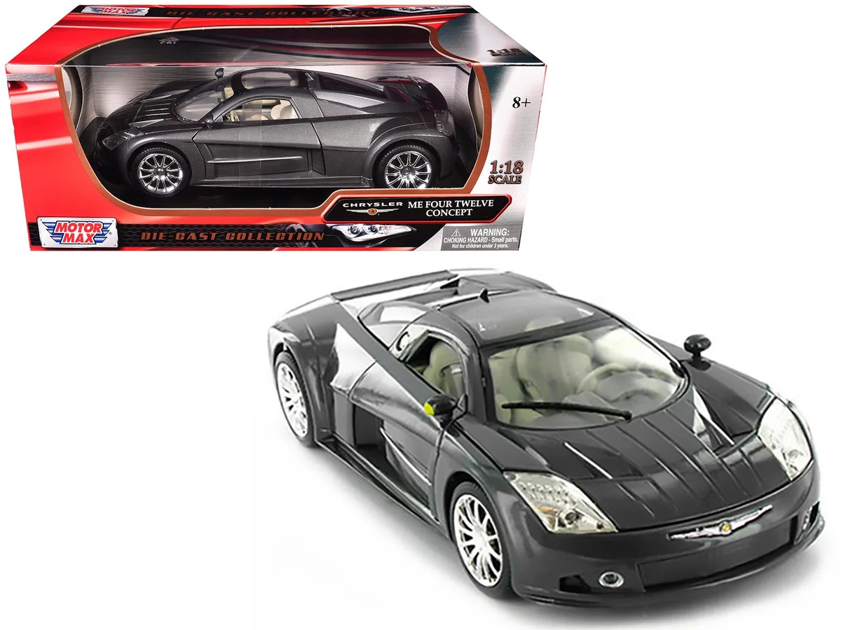MOTORMAX MOTORMAX Chrysler Me Four Twelve Grey 1/18 Diecast Car — product photo